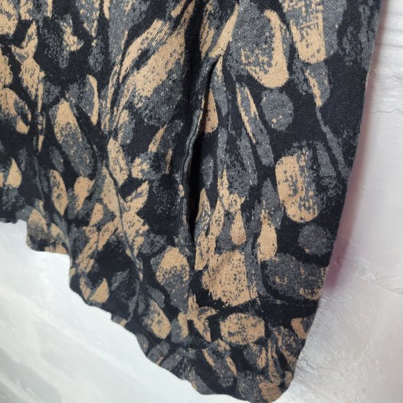 Parsley & Sage Women's Large Cardigan Sweater Vest Sleeveless Brown Black - Picture 5 of 6